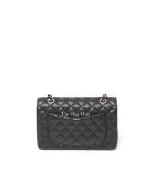 Chanel Black Caviar Small Double Flap Bag SHW