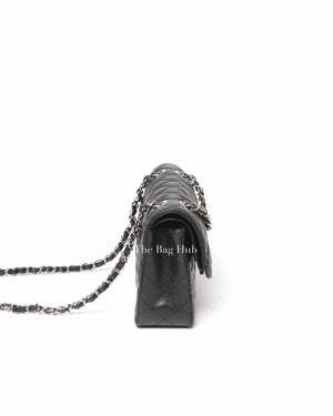Chanel Black Caviar Small Double Flap Bag SHW