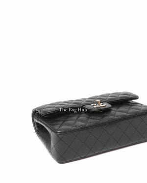 Chanel Black Caviar Small Double Flap Bag SHW