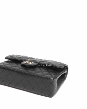 Chanel Black Caviar Small Double Flap Bag SHW