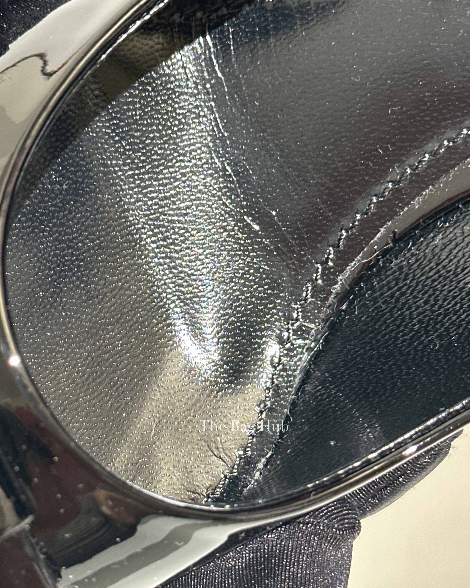 Louis Vuitton Black Patent Leather Fiance Pumps Size 36