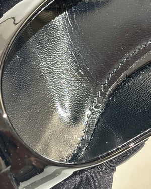 Louis Vuitton Black Patent Leather Fiance Pumps Size 36