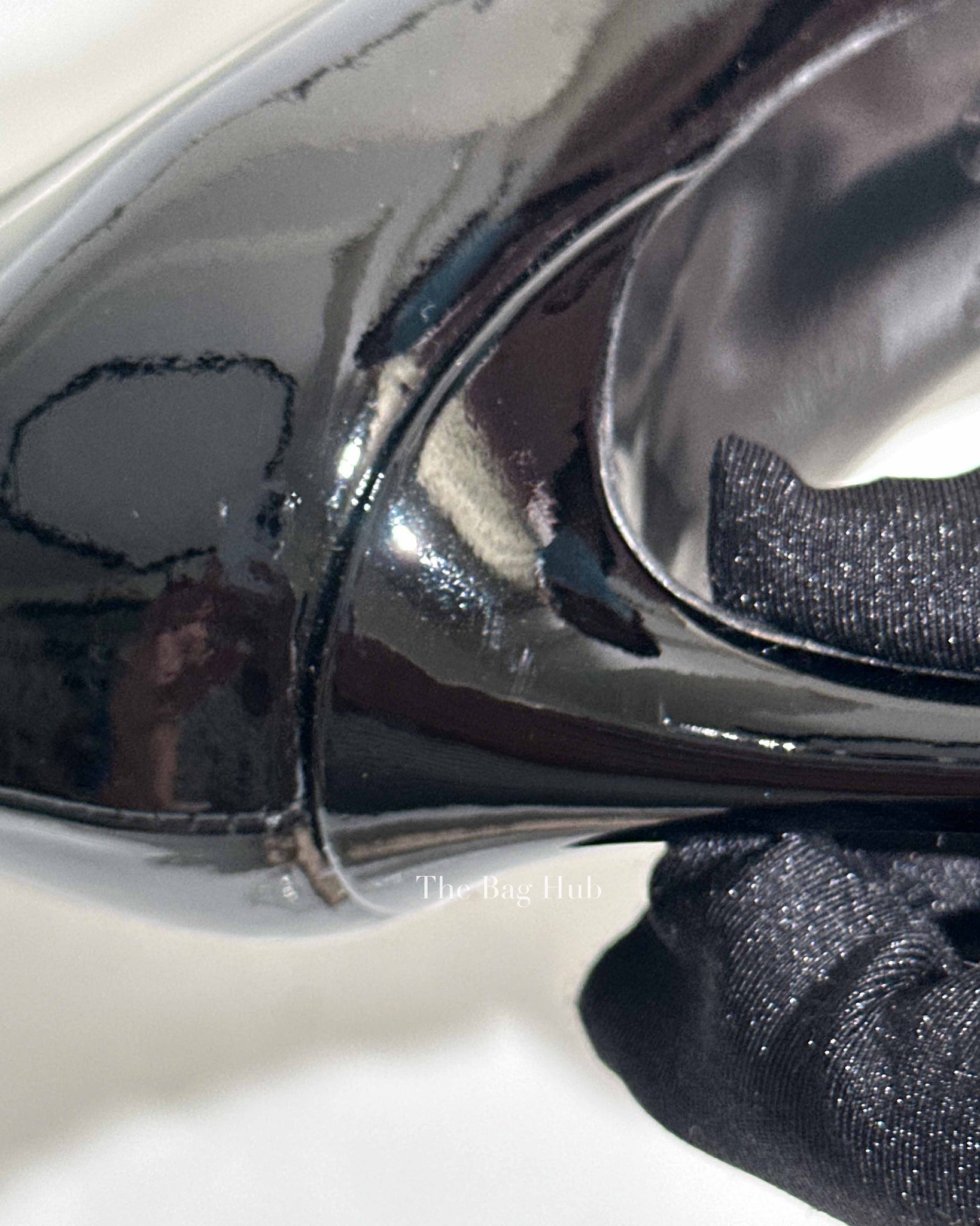 Louis Vuitton Black Patent Leather Fiance Pumps Size 36