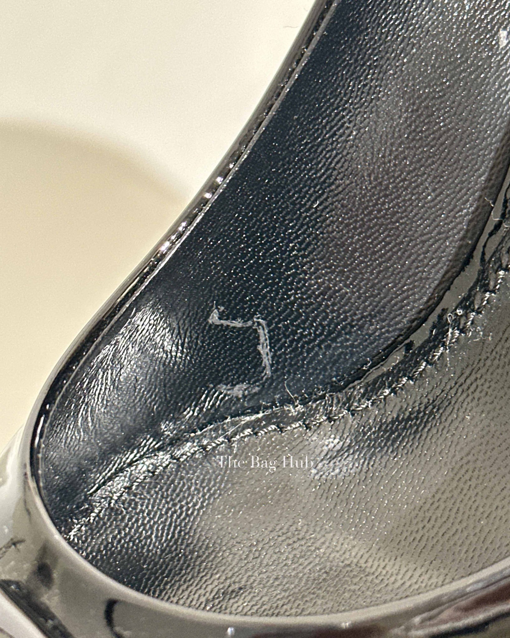 Louis Vuitton Black Patent Leather Fiance Pumps Size 36
