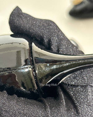 Louis Vuitton Black Patent Leather Fiance Pumps Size 36
