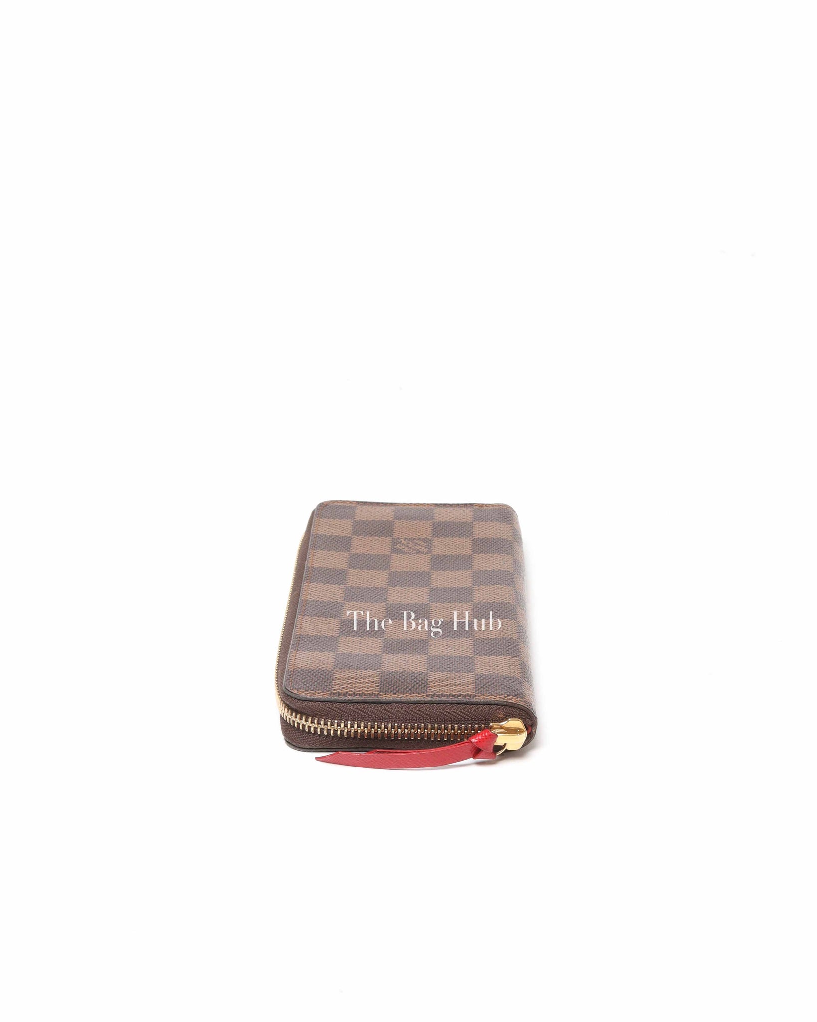Louis Vuitton Brown Canvas Damier Ebene Cherry Clemence Wallet