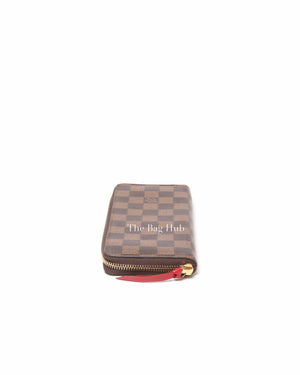 Louis Vuitton Brown Canvas Damier Ebene Cherry Clemence Wallet