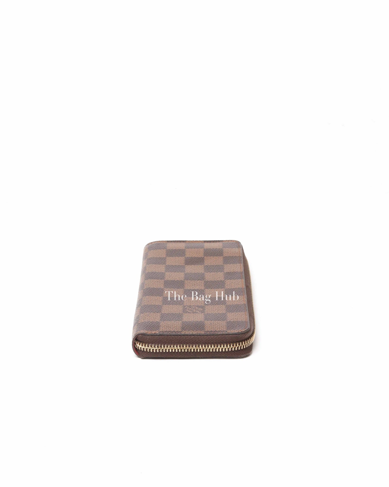 Louis Vuitton Brown Canvas Damier Ebene Cherry Clemence Wallet