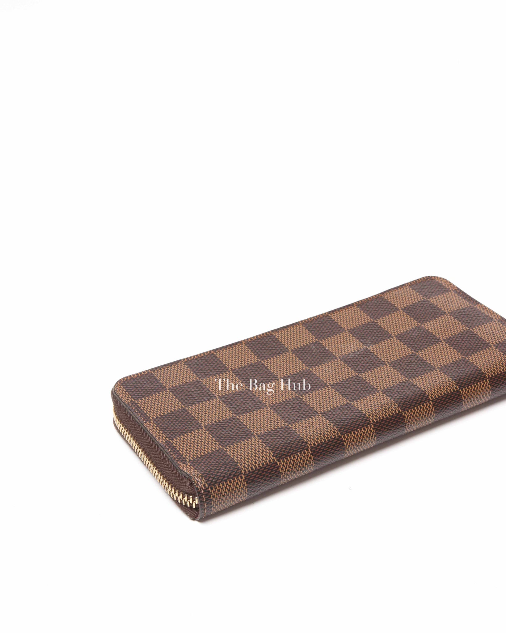 Louis Vuitton Brown Canvas Damier Ebene Cherry Clemence Wallet