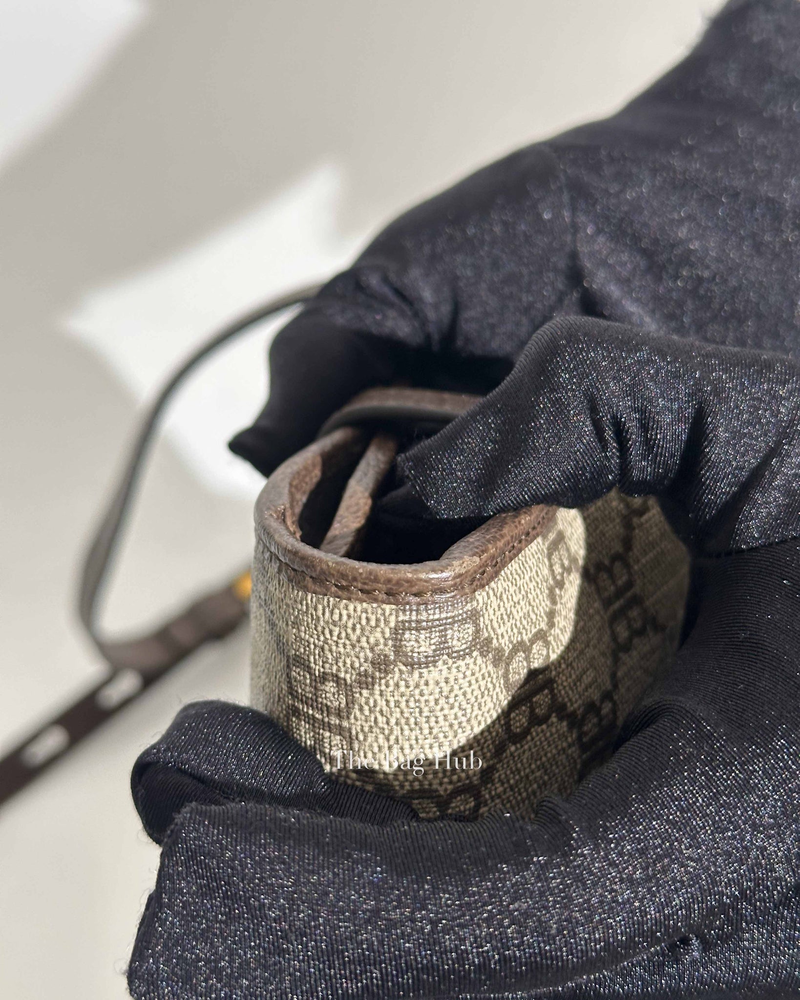 Balenciaga x Gucci Brown Canvas Supreme Crossbody Bag