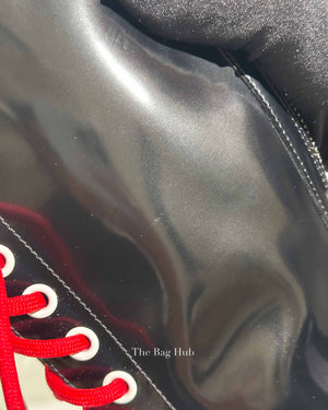 Christian Louboutin Stage Lace Leather Lace-Up Boots Women's Size 38