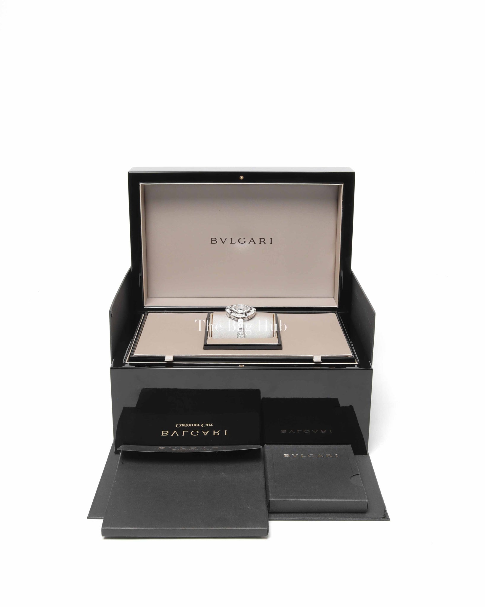 Bvlgari Serpenti Incantati 18KT White Gold and Pave Diamonds Watch