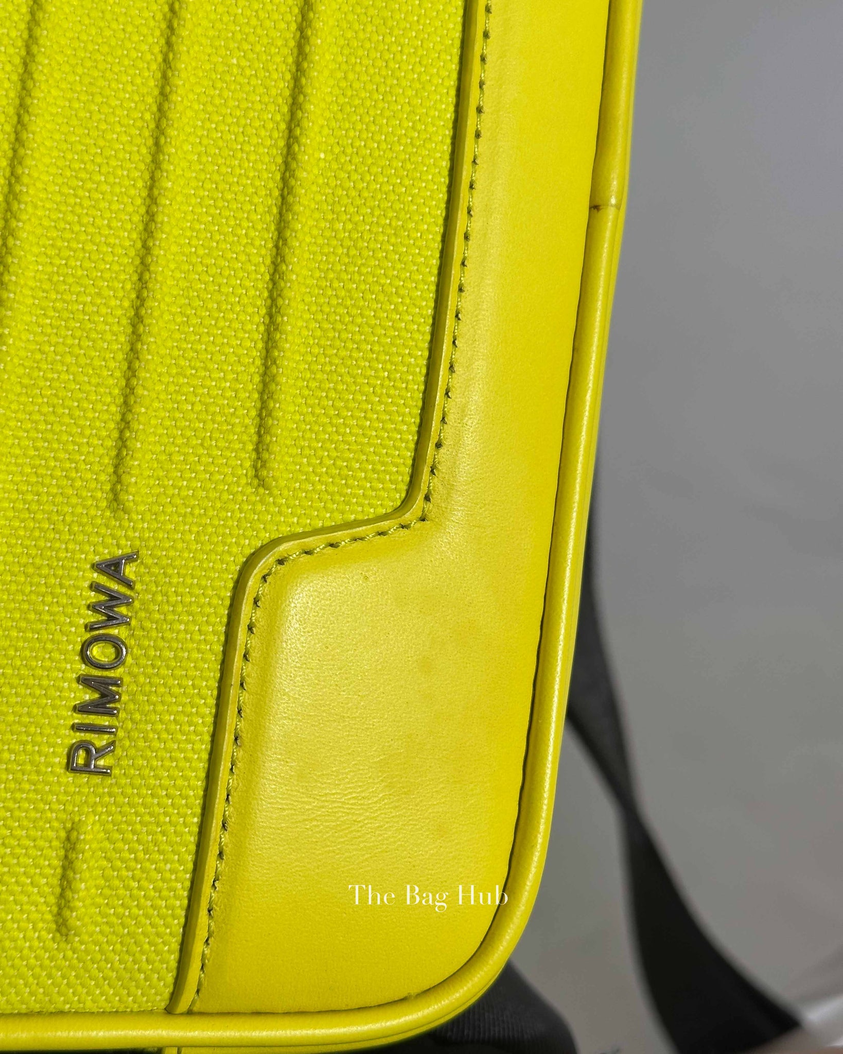 Rimowa Neon Green Canvas Crossbody Bag