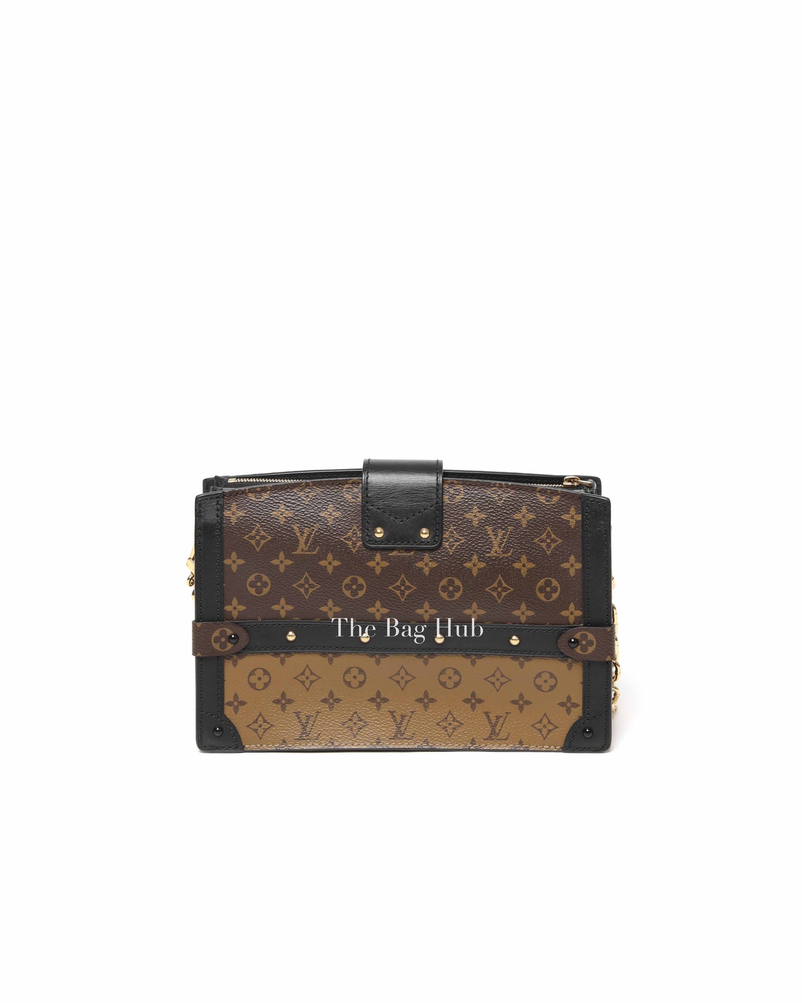 Louis Vuitton Reverse Monogram Trunk Clutch Bag