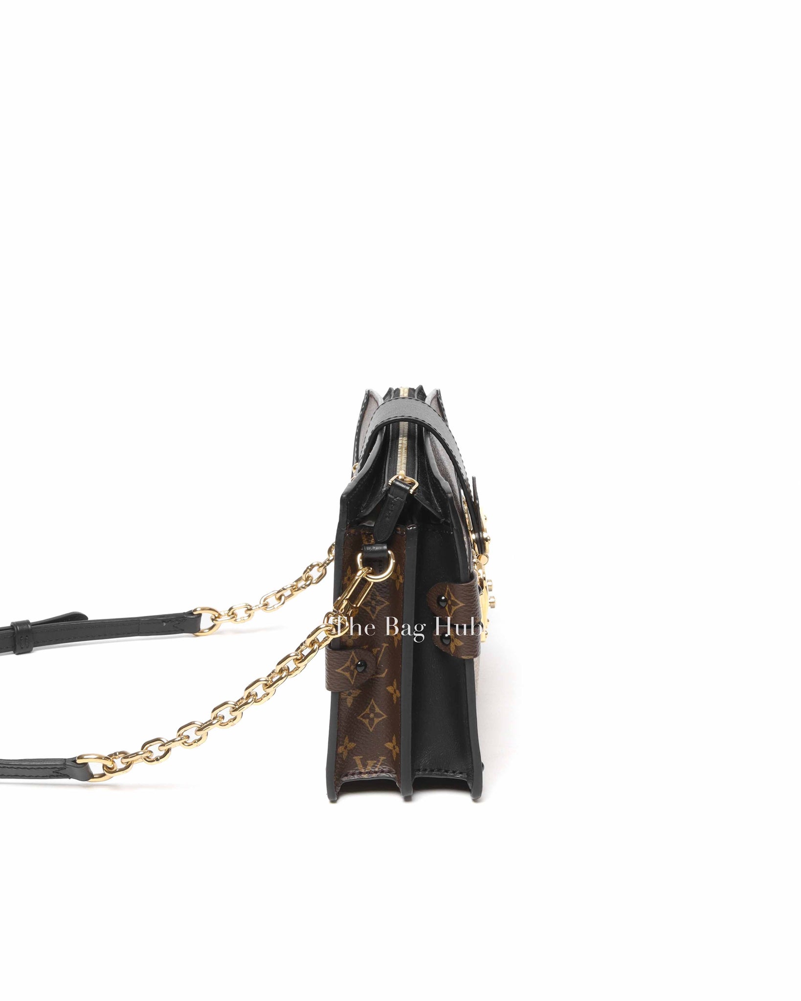 Louis Vuitton Reverse Monogram Trunk Clutch Bag