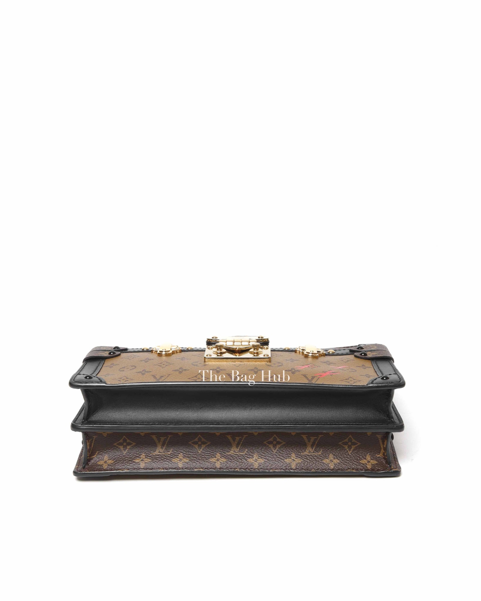 Louis Vuitton Reverse Monogram Trunk Clutch Bag