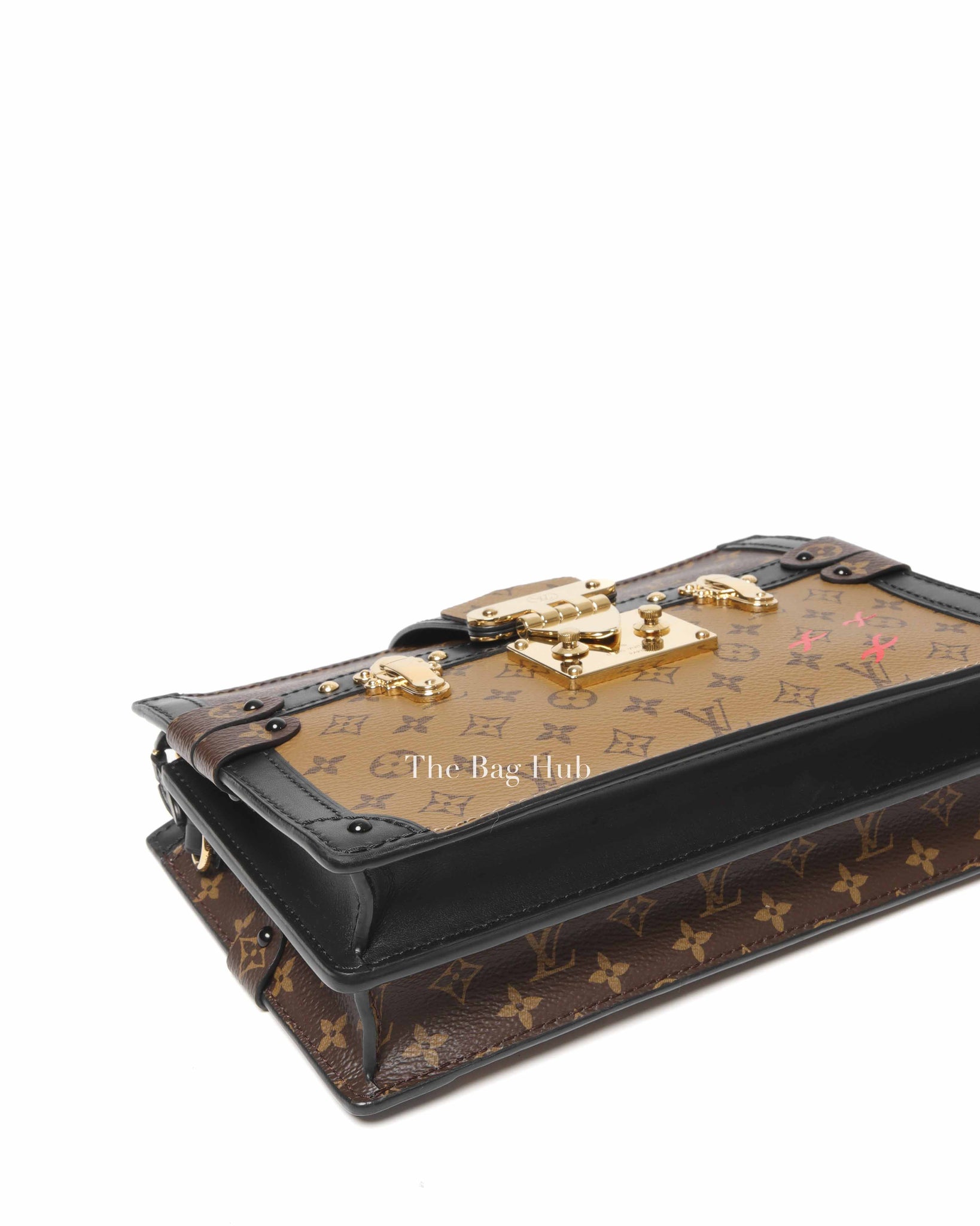 Louis Vuitton Reverse Monogram Trunk Clutch Bag