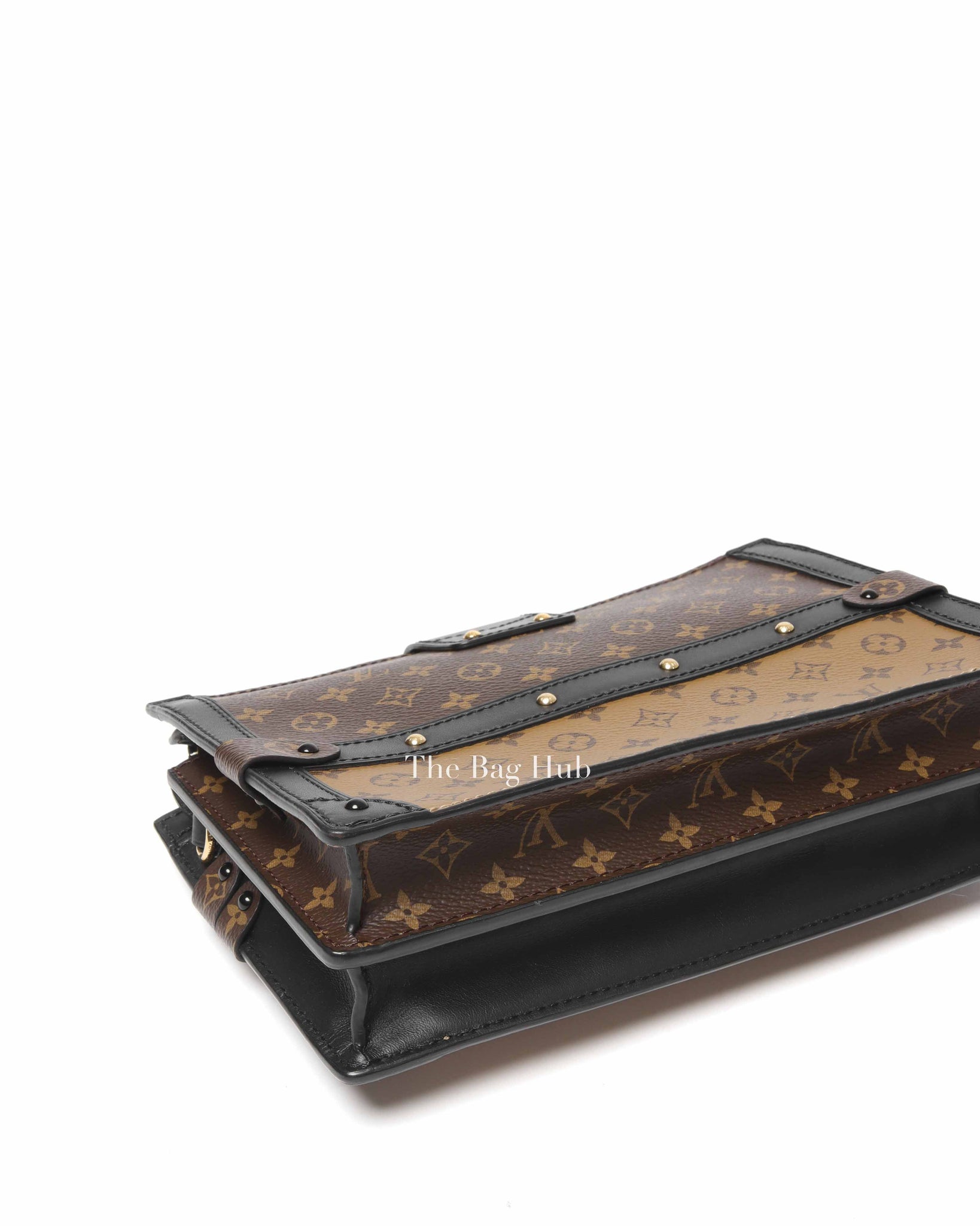 Louis Vuitton Reverse Monogram Trunk Clutch Bag