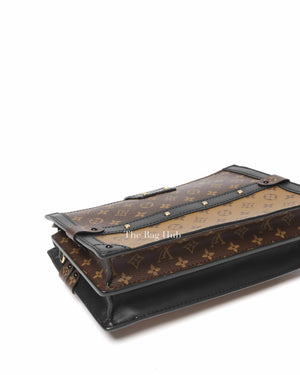 Louis Vuitton Reverse Monogram Trunk Clutch Bag