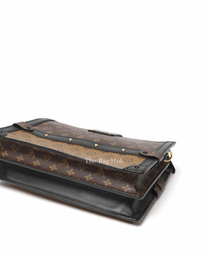Louis Vuitton Reverse Monogram Trunk Clutch Bag