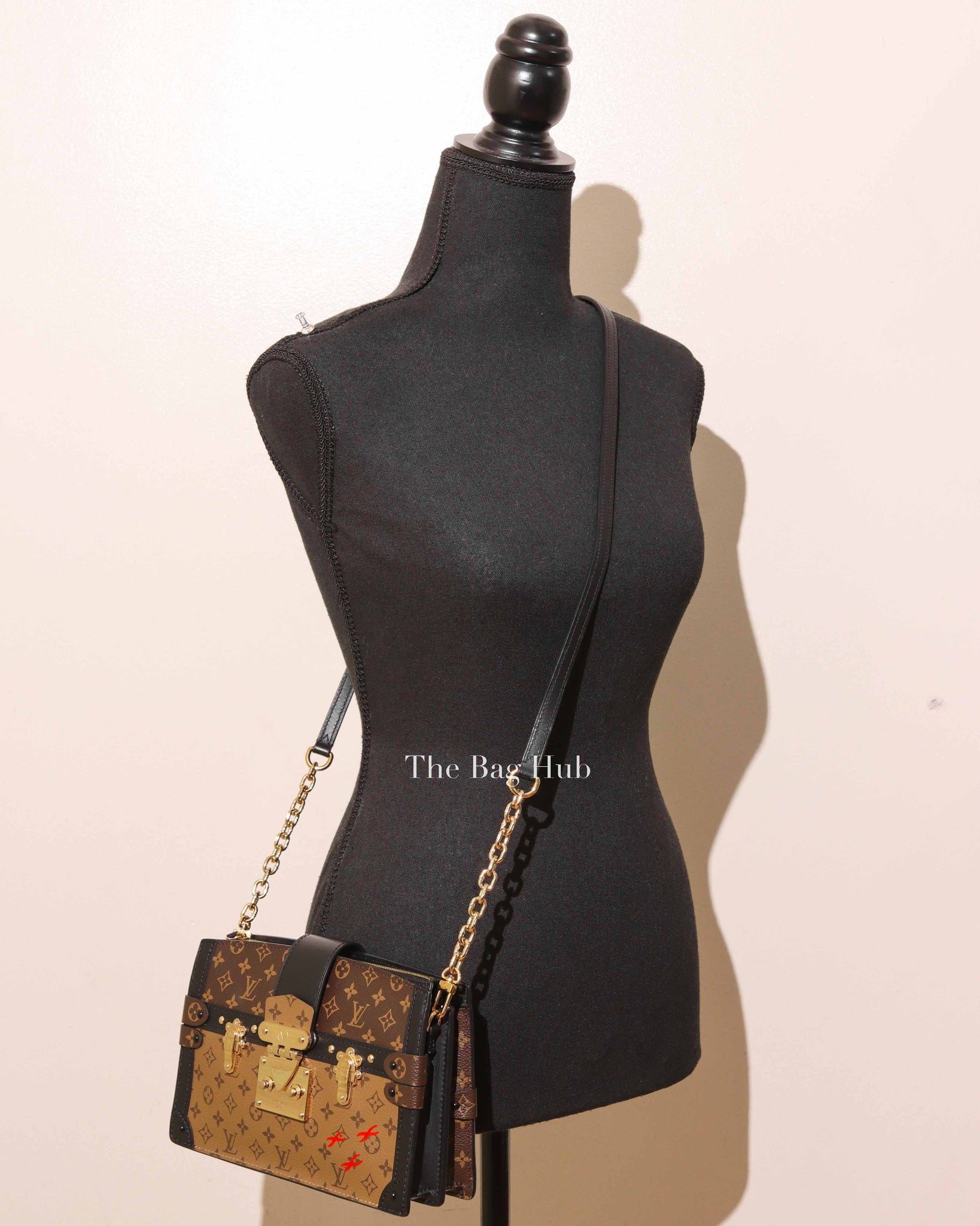 Louis Vuitton Reverse Monogram Trunk Clutch Bag