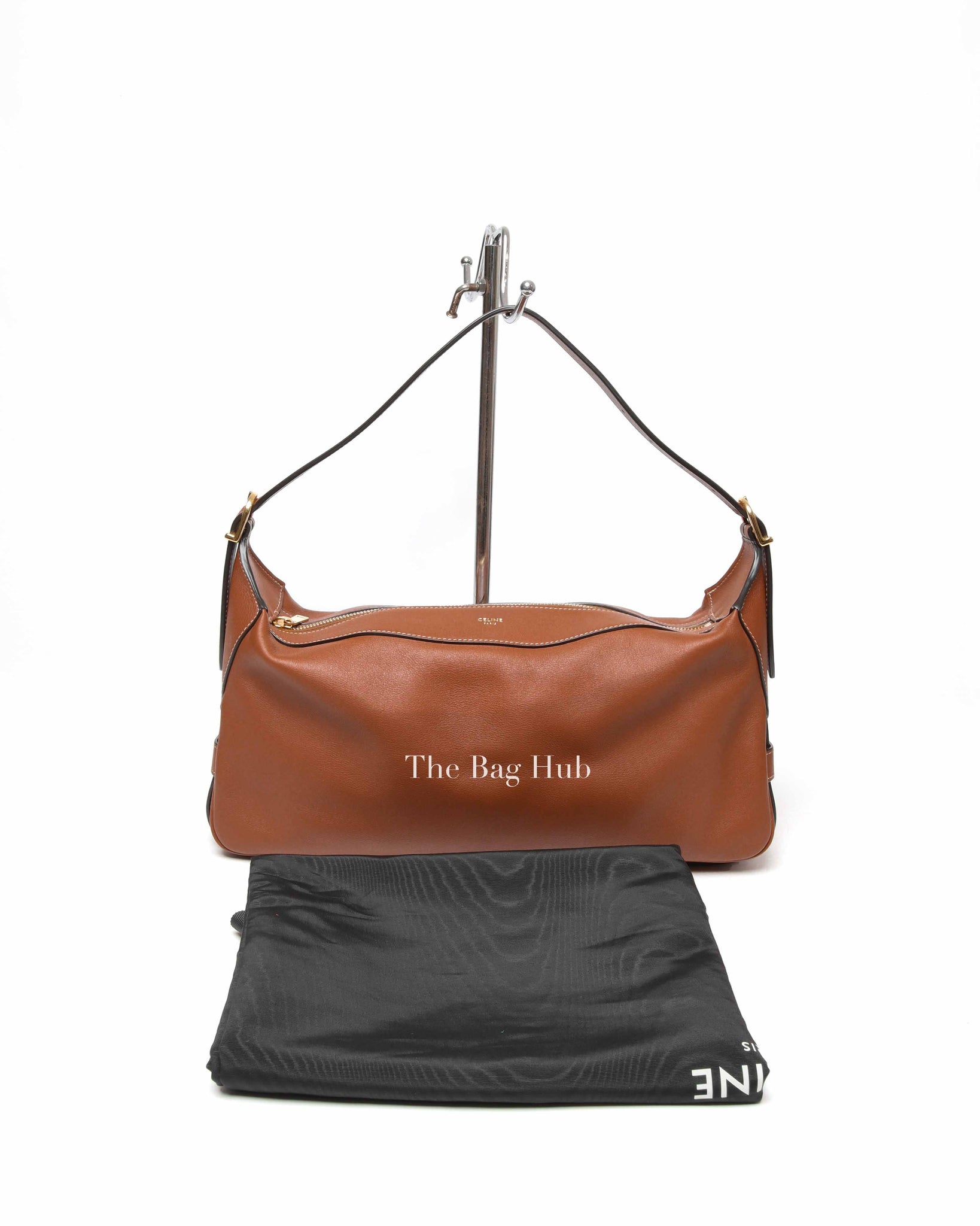 Celine Tan Calfskin Romy Supple Medium Shoulder Bag