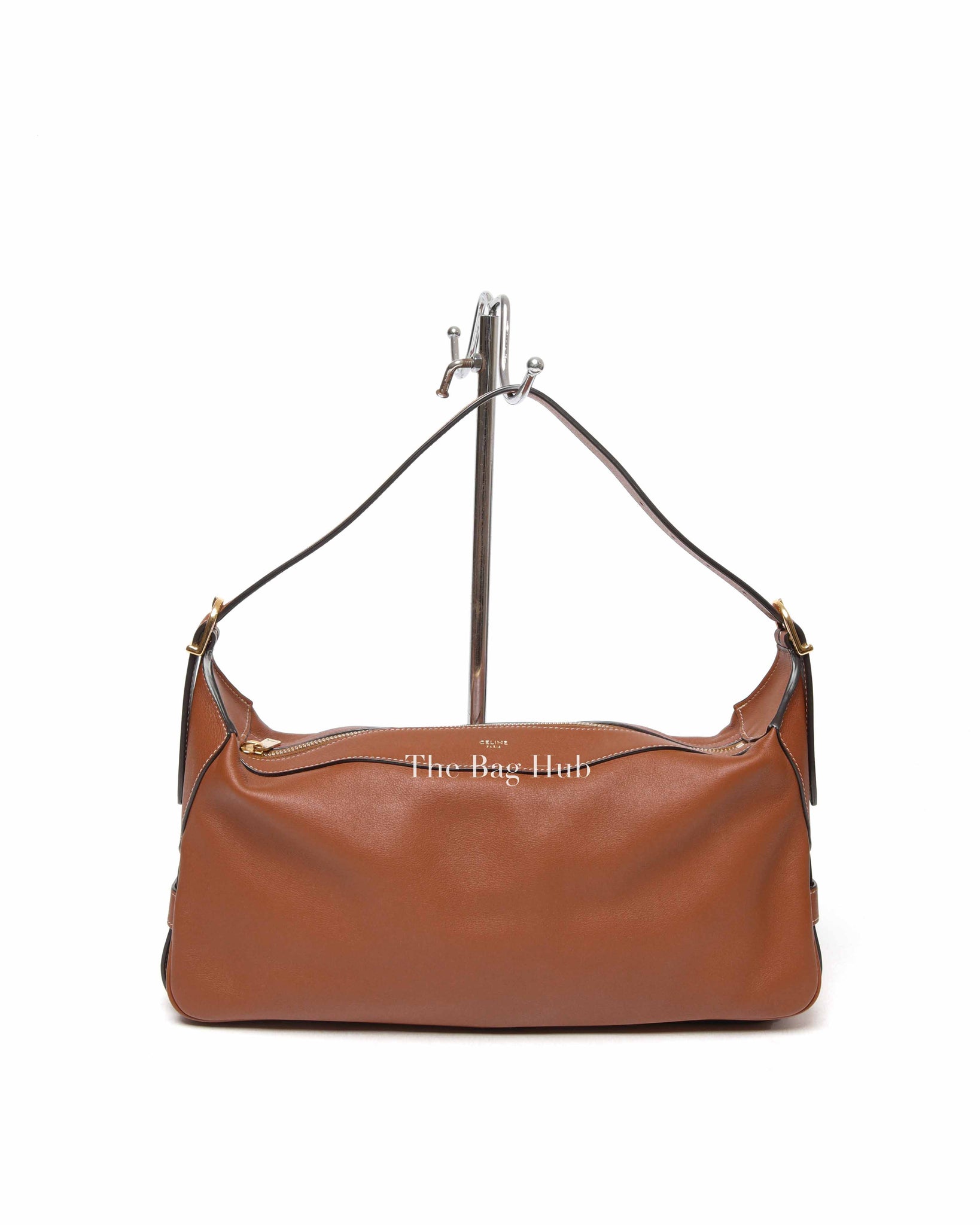 Celine Tan Calfskin Romy Supple Medium Shoulder Bag