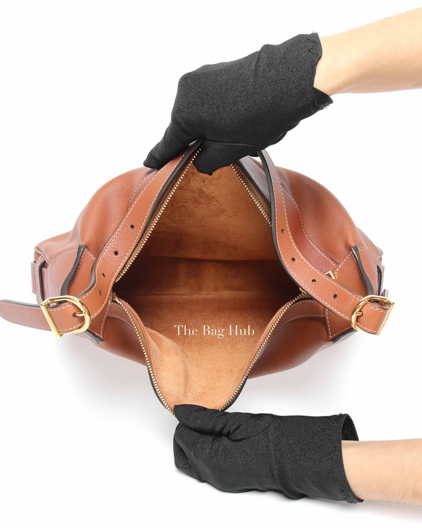 Celine Tan Calfskin Romy Supple Medium Shoulder Bag