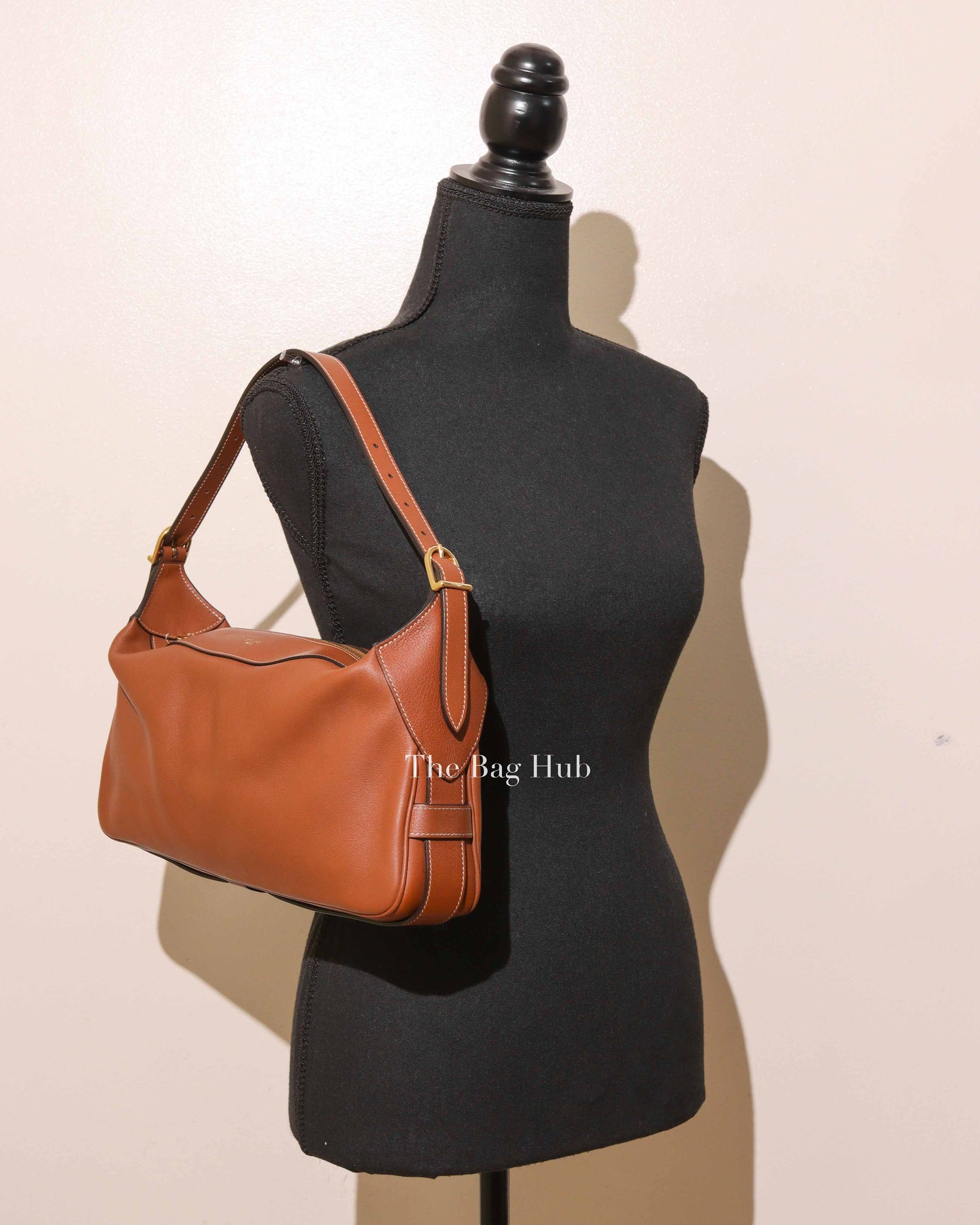 Celine Tan Calfskin Romy Supple Medium Shoulder Bag