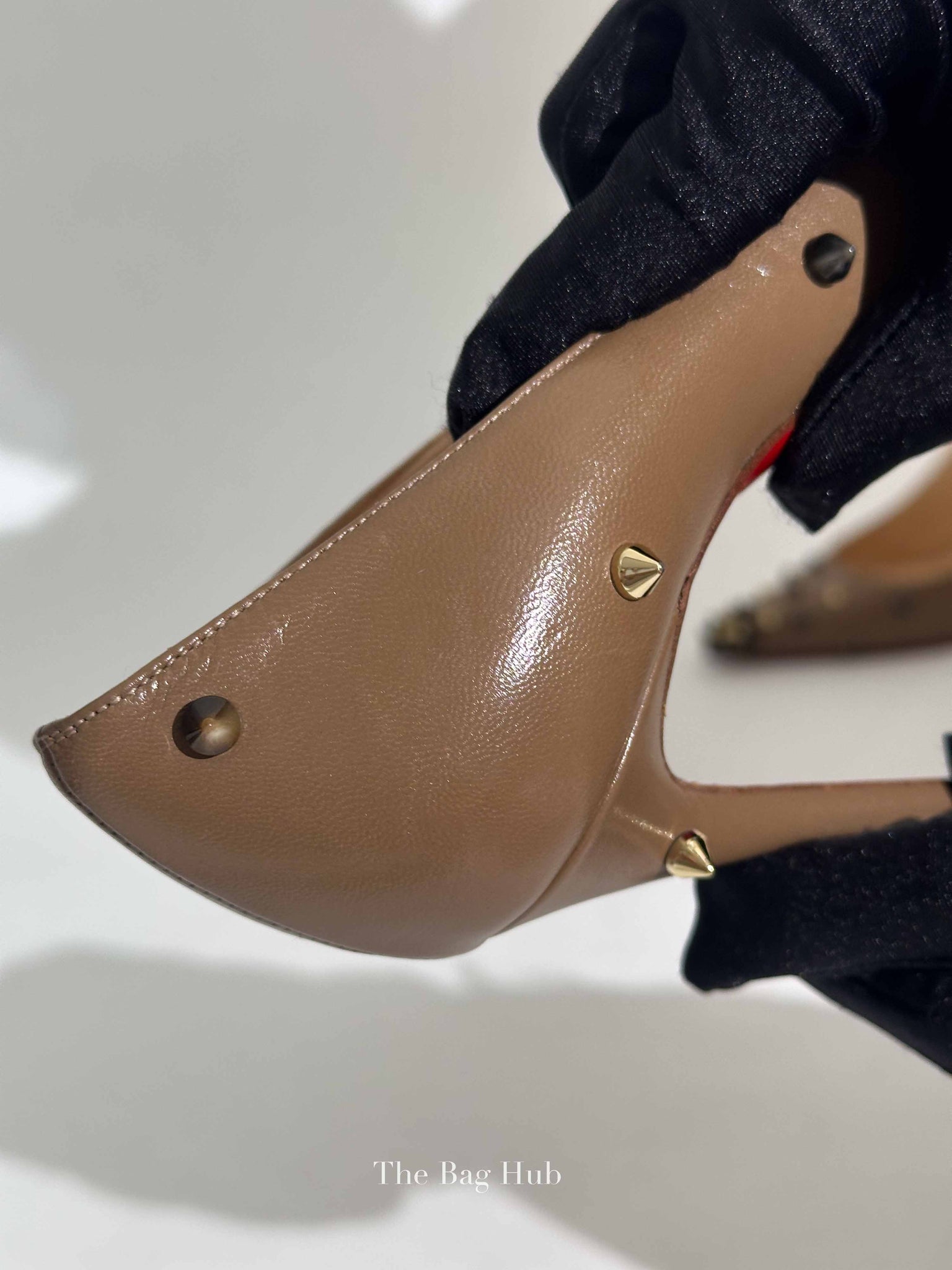 Christian Louboutin Beige Leather Degraspike Pumps Size 37