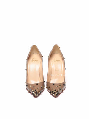 Christian Louboutin Beige Leather Degraspike Pumps Size 37