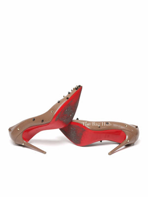 Christian Louboutin Beige Leather Degraspike Pumps Size 37