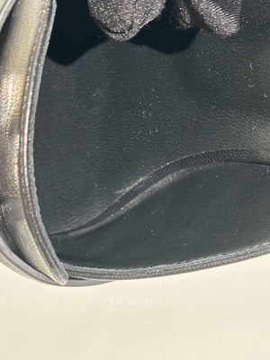 Hermes Black Leather Oz Mules Size 37