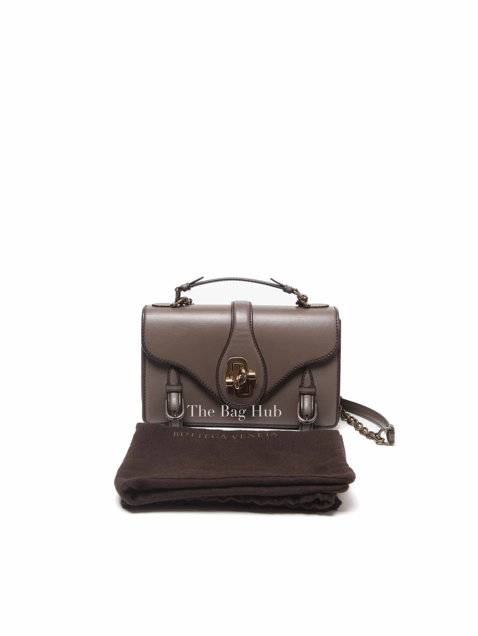 Bottega Veneta Taupe French Calf City Knot Bag Limited Ed