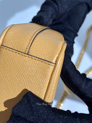 Prada Mais Saffiano Leather Flap Crossbody Bag 1BD193