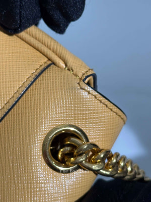 Prada Mais Saffiano Leather Flap Crossbody Bag 1BD193