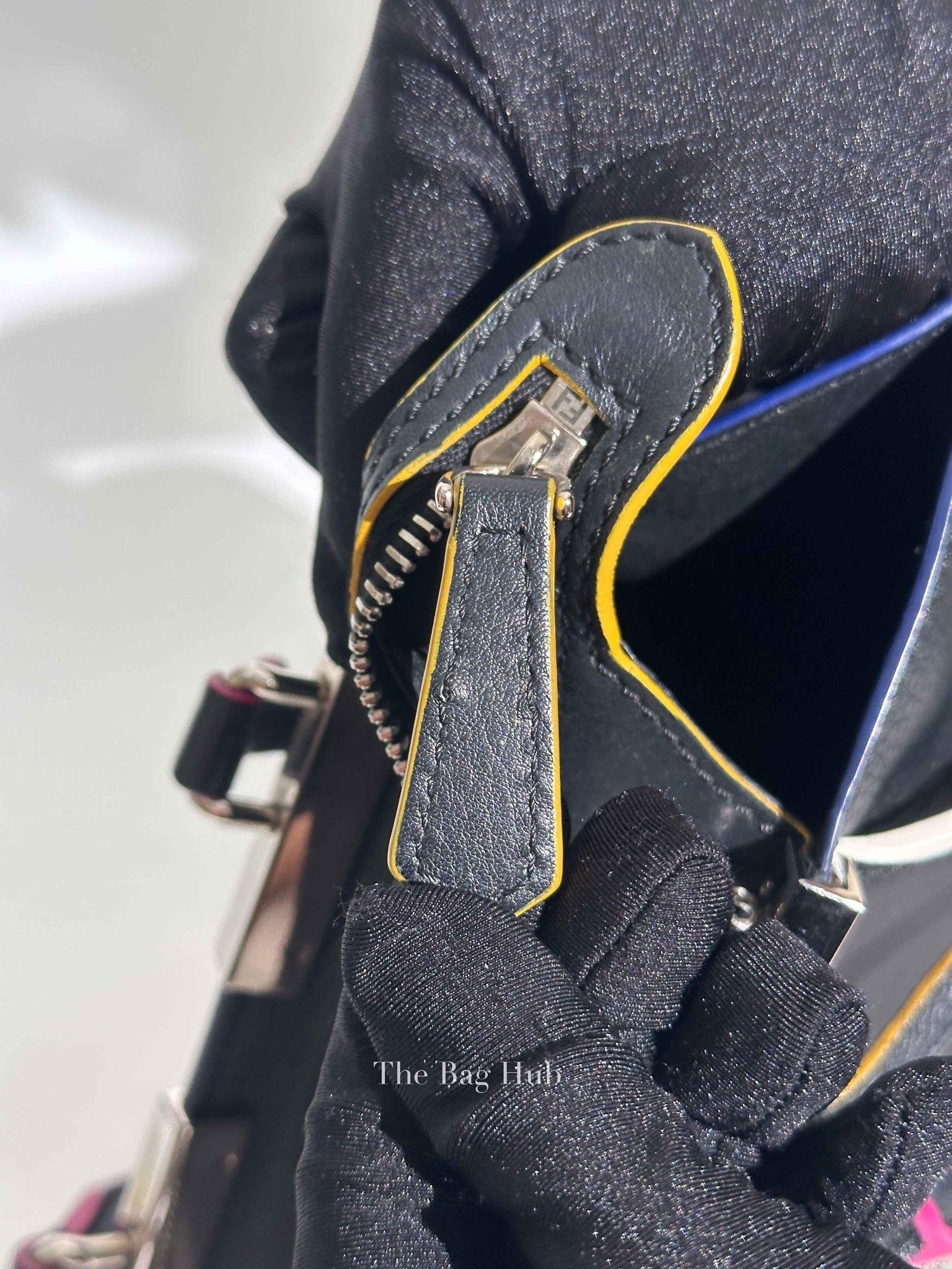 Fendi Black Leather Mini 3Jours Tote