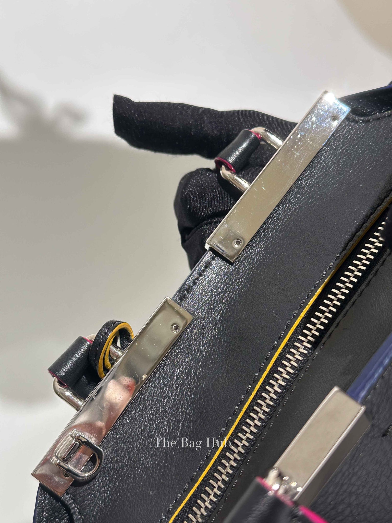 Fendi Black Leather Mini 3Jours Tote