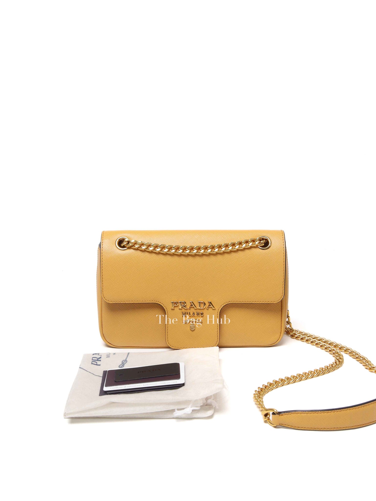 Prada Mais Saffiano Leather Flap Crossbody Bag 1BD193