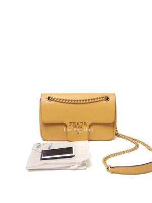 Prada Mais Saffiano Leather Flap Crossbody Bag 1BD193