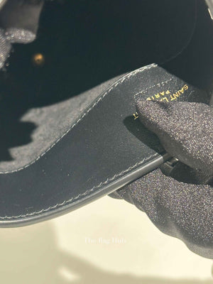 Saint Laurent Black Shiny Calfskin Le 37 Mini Bucket Bag
