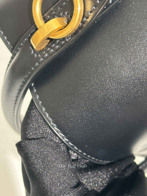 Saint Laurent Black Shiny Calfskin Le 37 Mini Bucket Bag