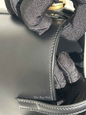 Saint Laurent Black Shiny Calfskin Le 37 Mini Bucket Bag