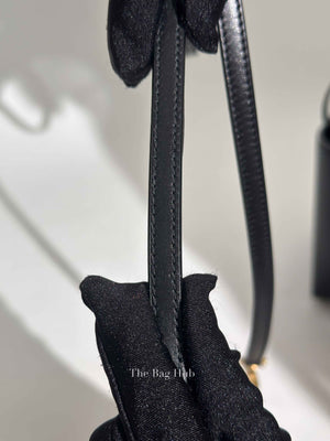 Saint Laurent Black Shiny Calfskin Le 37 Mini Bucket Bag