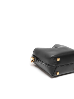 Saint Laurent Black Shiny Calfskin Le 37 Mini Bucket Bag
