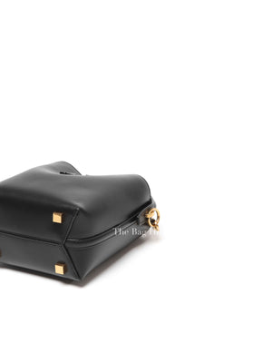 Saint Laurent Black Shiny Calfskin Le 37 Mini Bucket Bag