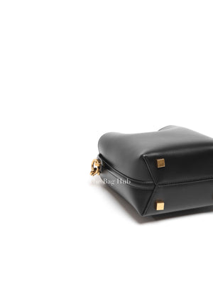 Saint Laurent Black Shiny Calfskin Le 37 Mini Bucket Bag