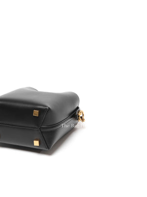 Saint Laurent Black Shiny Calfskin Le 37 Mini Bucket Bag