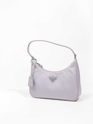 Prada Glicine Re-Nylon and Saffiano Re-Edition 2005 Shoulder Bag