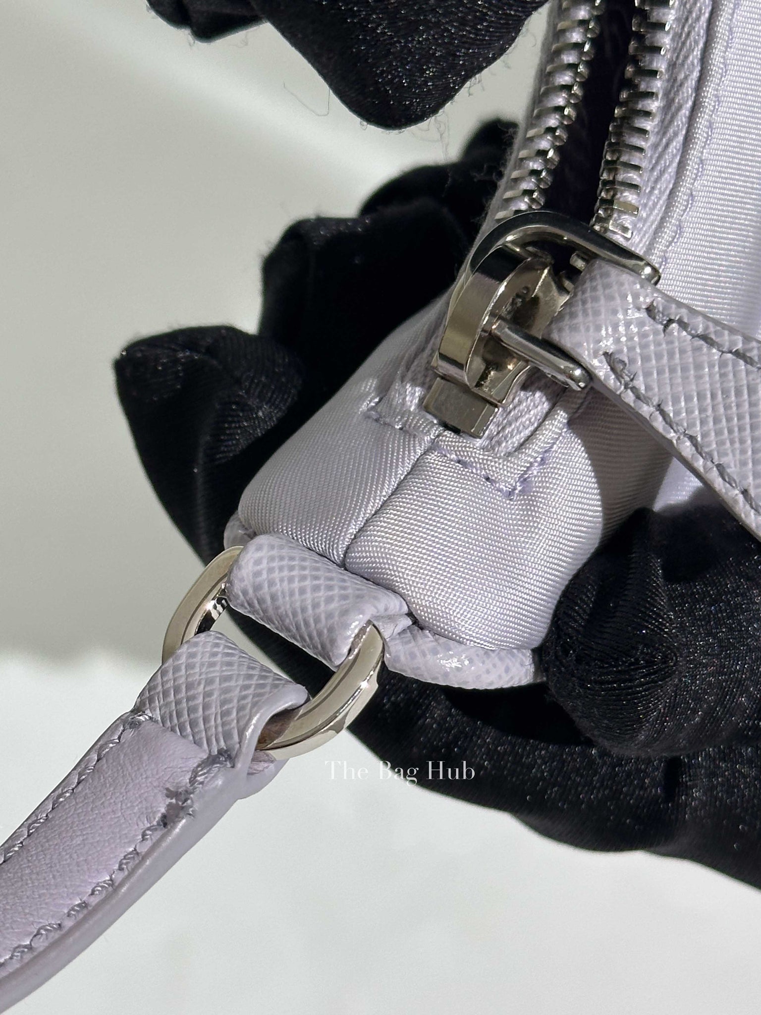 Prada Glicine Re-Nylon and Saffiano Re-Edition 2005 Shoulder Bag